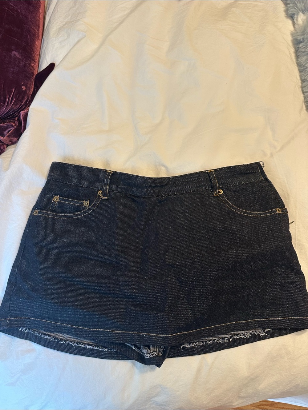 Dark Denim Womens skort- Clean Classic Style